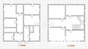 Дом 227м², 2-этажный, участок 6 сот.  