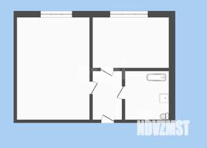 1-к квартира, вторичка, 40м2, 2/3 этаж