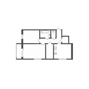 2-к квартира, вторичка, 54м2, 6/9 этаж