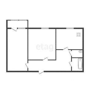 2-к квартира, вторичка, 50м2, 10/10 этаж