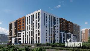 1-к квартира, строящийся дом, 35м2, 6/9 этаж