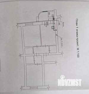 2-к квартира, вторичка, 62м2, 1/5 этаж