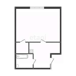 Студия квартира, вторичка, 18м2, 5/5 этаж