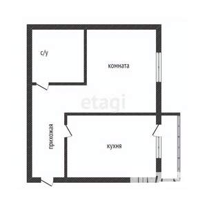 1-к квартира, вторичка, 42м2, 5/9 этаж