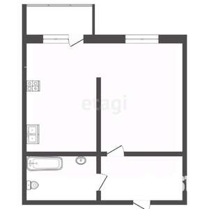Студия квартира, вторичка, 21м2, 2/3 этаж