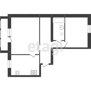2-к квартира, вторичка, 51м2, 2/10 этаж