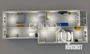 3-к квартира, вторичка, 65м2, 4/5 этаж