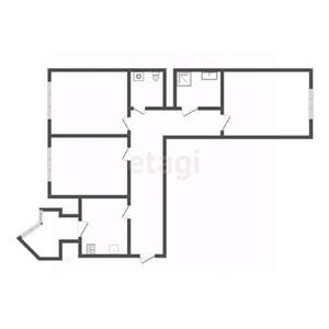 3-к квартира, вторичка, 84м2, 6/9 этаж