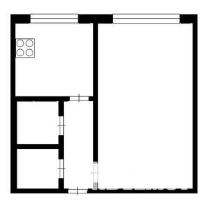 1-к квартира, вторичка, 33м2, 4/5 этаж