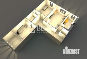 3-к квартира, вторичка, 66м2, 4/9 этаж