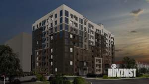 1-к квартира, строящийся дом, 39м2, 5/9 этаж
