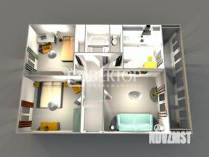 3-к квартира, вторичка, 60м2, 4/5 этаж