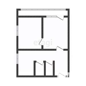 2-к квартира, вторичка, 39м2, 3/5 этаж