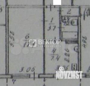 1-к квартира, вторичка, 33м2, 5/5 этаж