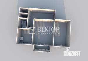 2-к квартира, вторичка, 58м2, 3/5 этаж