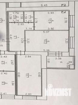 2-к квартира, вторичка, 60м2, 6/9 этаж